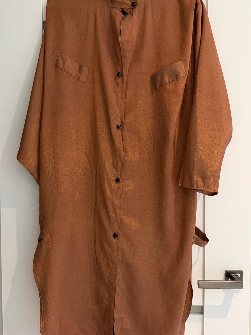 Vintage Copper Relaxed Fit Longline Shirt